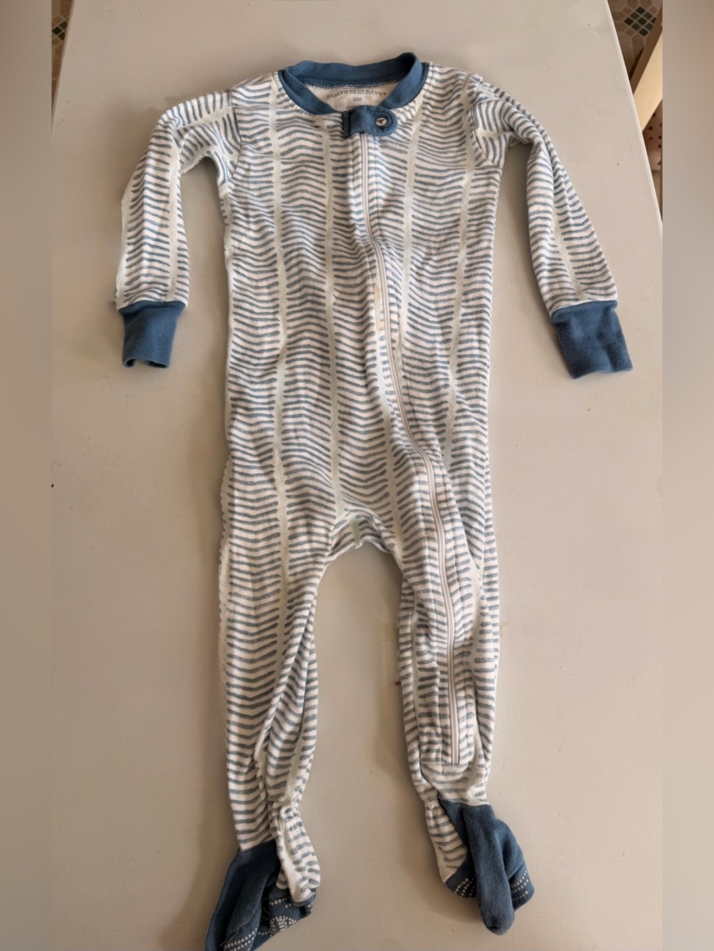 Burt’s Bee’s 12M Striped Sleeper